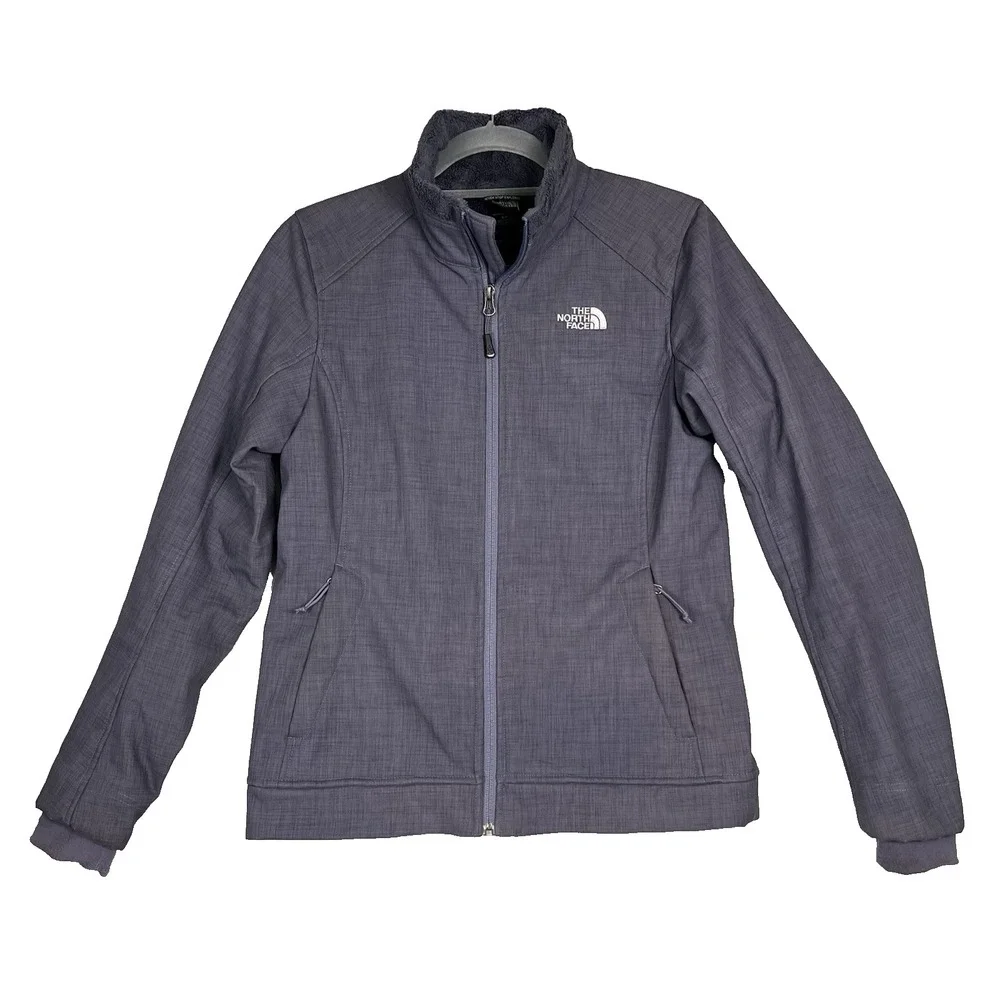 THE NORTH FACE Women's Apex Thermal Jacket‎ Purple Size S/Petite Fleece Lining
